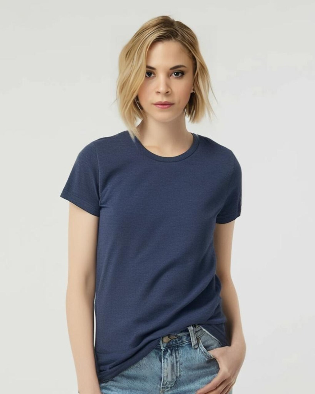 Gildan Softstyle Women’s CVC Crewneck Short Sleeve T-Shirt for Ready Printing & Everyday Wear Cotton Blend Tee